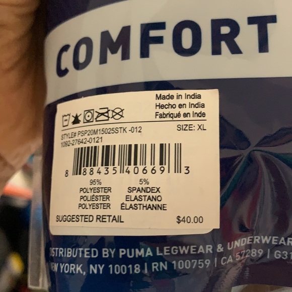 🆕Puma Men’s Boxer Briefs (5 Pack) - Picture 5 of 10